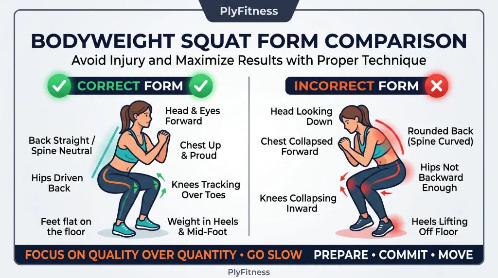 Prioritizing correct form over the number of repetitions is the key to long-term, injury-free fitness.