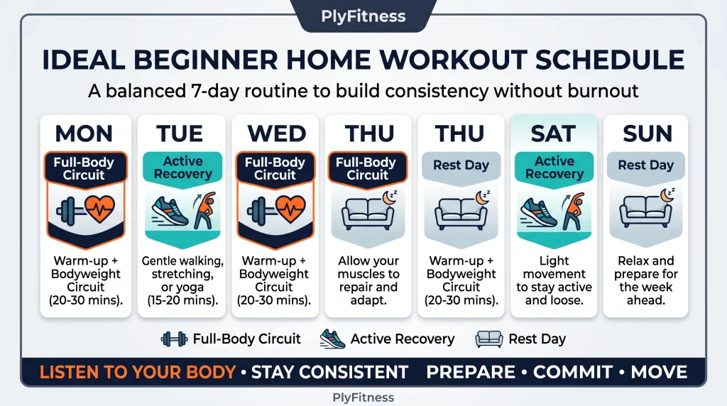 A balanced schedule prevents burnout and allows your body the time it needs to recover and adapt.